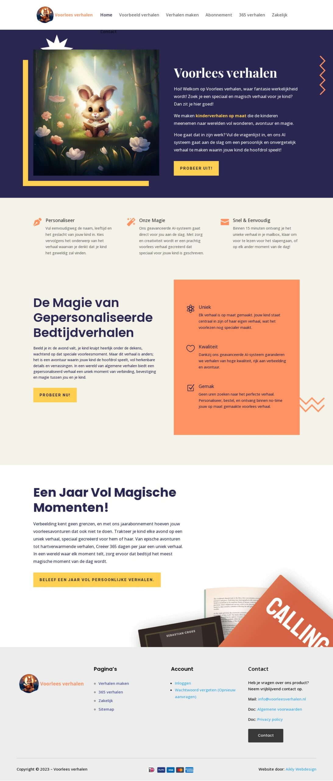 Voorlees verhalen Project